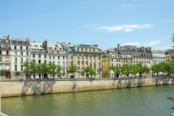 Fototapeta na wymiar Views from the Seine