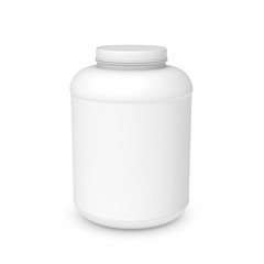 Rendering of white blank round can