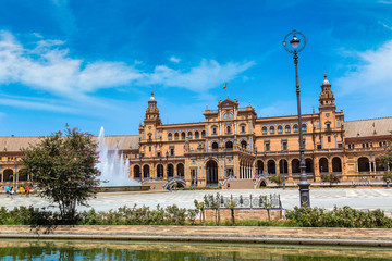 Obraz premium Spanish Square in Sevilla