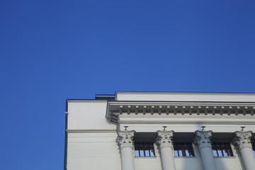 classical architecture building with columns
