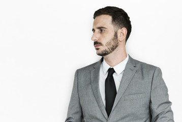 Caucasian Business Man Studio