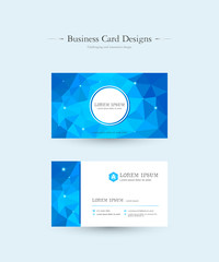 Business card design illustration