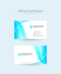 Business card design illustration