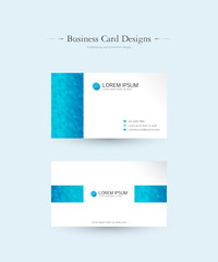 Business card design illustration
