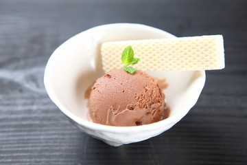 チョコレートアイスクリーム