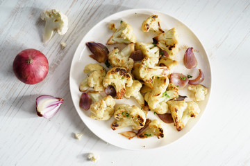 roasted cauliflower salad