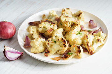 roasted cauliflower salad