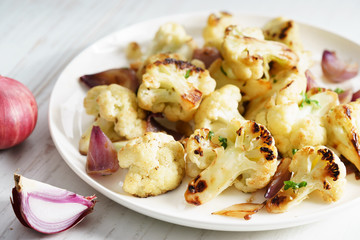 roasted cauliflower salad