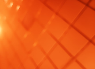 Fototapeta na wymiar Diagonal orange grid bokeh background