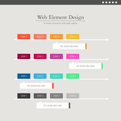 Web element design