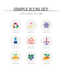 eco Simple Icon Set