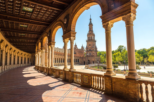 Spanish Square In Sevilla