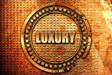 luxury, 3D rendering, grunge metal stamp