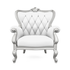 Obraz na płótnie Canvas Throne Chair Isolated