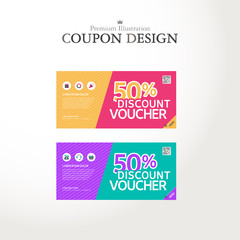 Fototapeta premium Coupon illustration