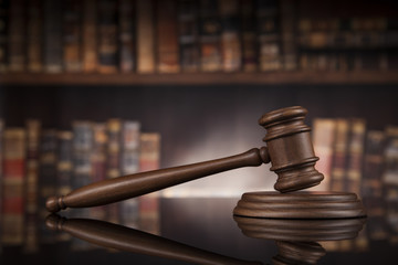 Courtroom, Law theme, mallet of the justice