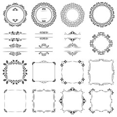 Decorative frames vintage