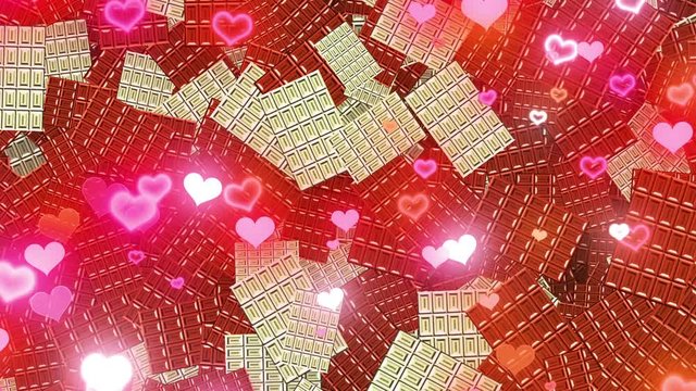 chocolate and heart transition 