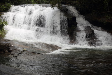 Khao Cha Mao Waterfall in Rayong Thailand