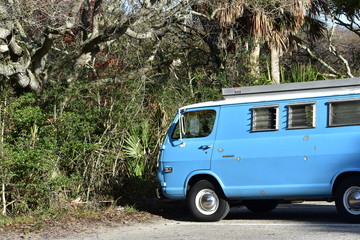 Blue Surf Van