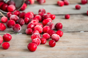 Frozen cranberry