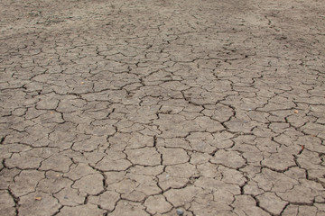 Crack earth and global warming effect background