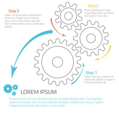 Circular infographic