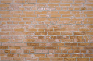 Vintage shabby colorful brick wall as a background
