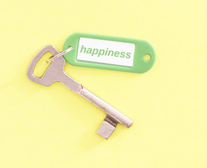 the key to happiness - Bild auch mit deutsher Beschriftung erhältlich