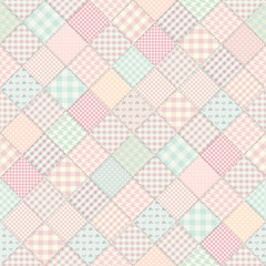 Pink sweet patchwork