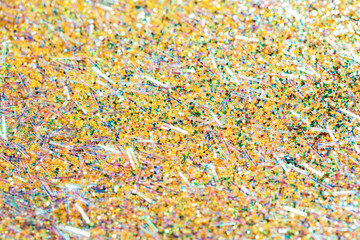 Glitter, Glitzer, bunte Lichter