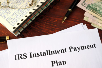 Papers with title IRS Installment Payment Plan