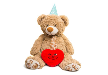 Big Bear soft toy isolated
