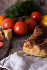 strudel with vegetables