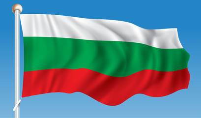 Obraz premium Flag of Bulgaria