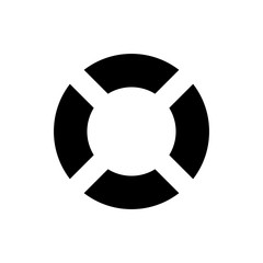 lifebuoy Icon Vector