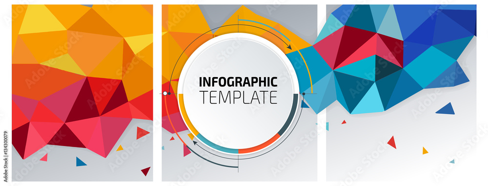 Wall mural flyer template header design. banner