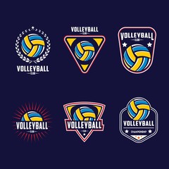 Volleyball logo, America logo