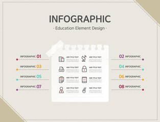 Obraz premium Business Info graphic