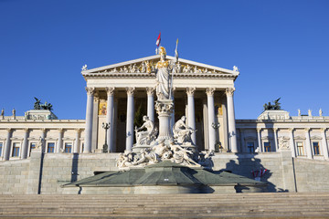 Австрия. Вена. Здание парламента.