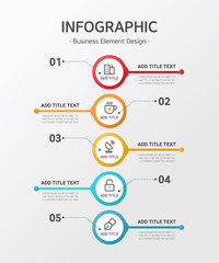 Fototapeta premium Business Info graphic