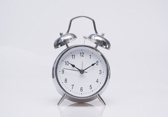 Alarm clock in white background 