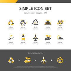 eco Simple icon set