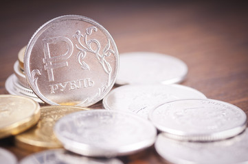 Brilliant modern coins. Rubles.
