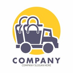 Truck logo icon vector template