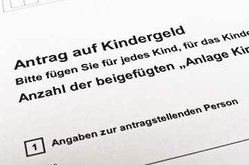 Kindergeld beantragen 