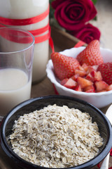 Breakfast healthy for valentine's day