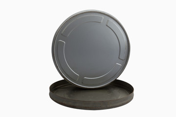 film box on white background