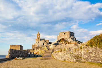 Church San Pietro in Portovenere in italy