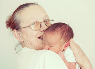 Newborn baby first days in hospital and home